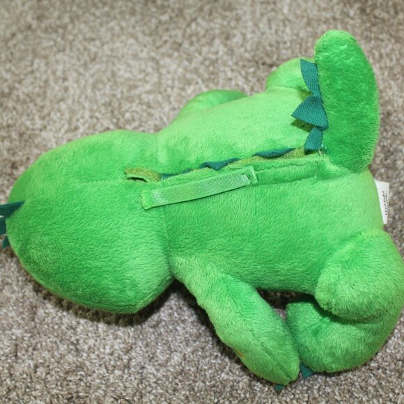 Flashlight Friends Dinosaur Dragon Green Plush Night Light Plush Toy 10" Works - Picture 4 of 6